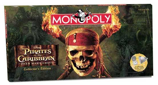 USAopoly Pirates of the Caribbean Ultimate Edition Monopoly Board Game NEW 