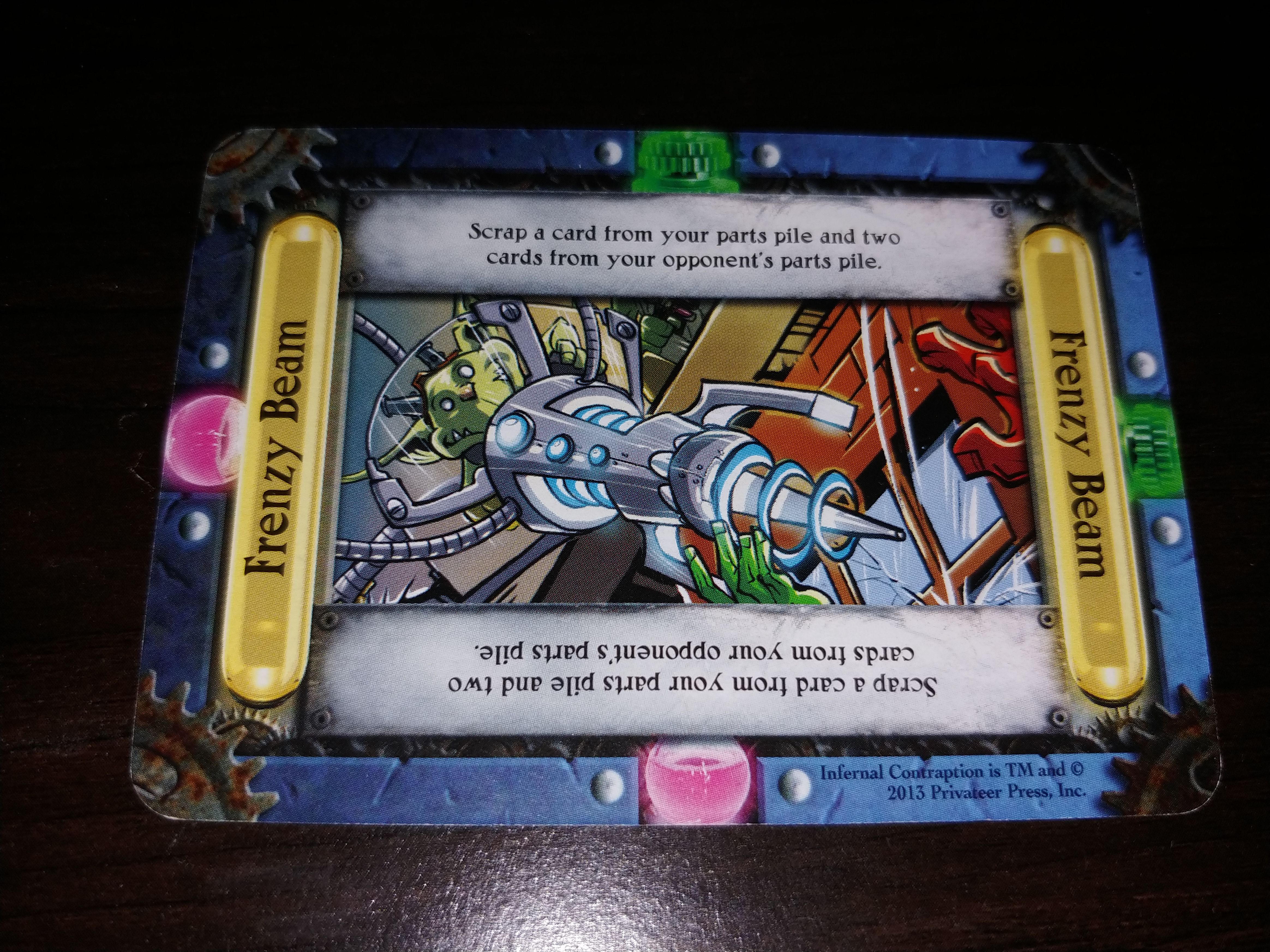 Infernal Contraption: Frenzy Beam Promo Card