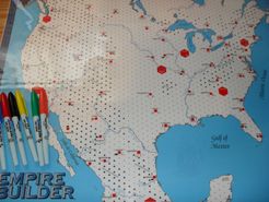 Empire Builder: Laminated Flat Map