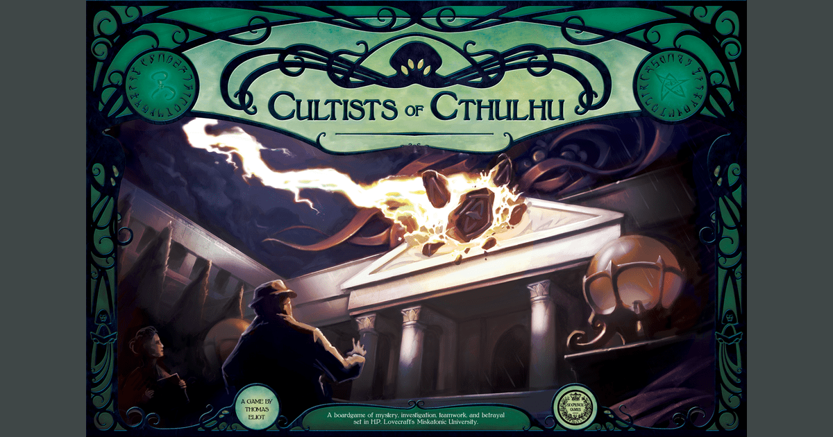 Cultists & Cthulhu Board Game Flat River Group PLF500 
