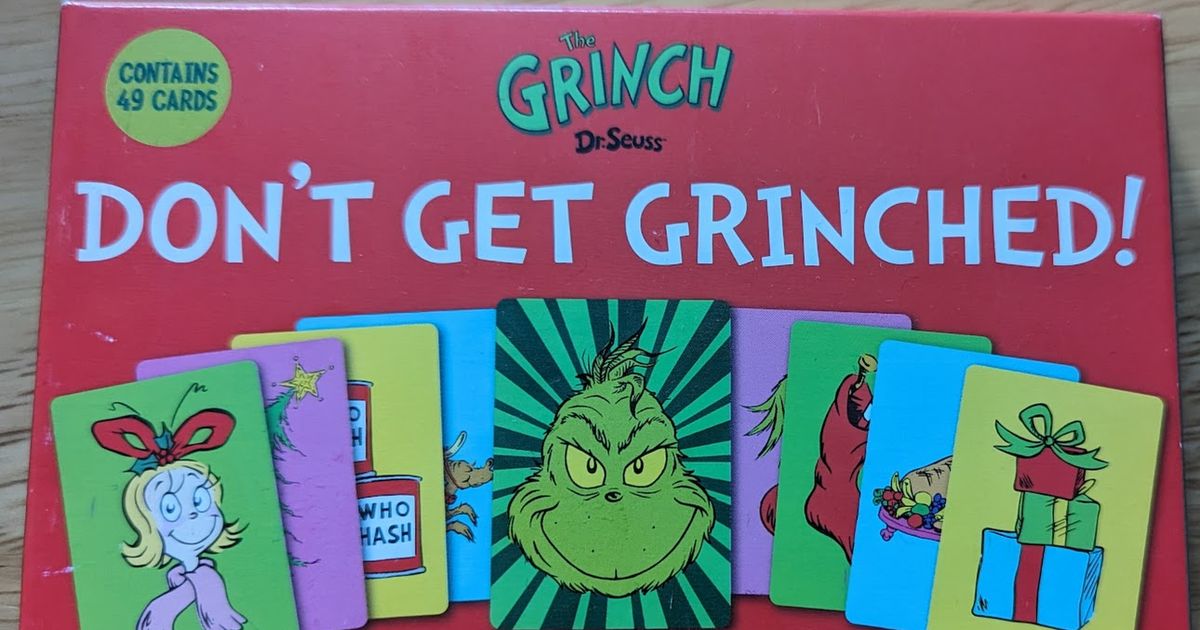 Don't Get Grinched Board Game BoardGameGeek