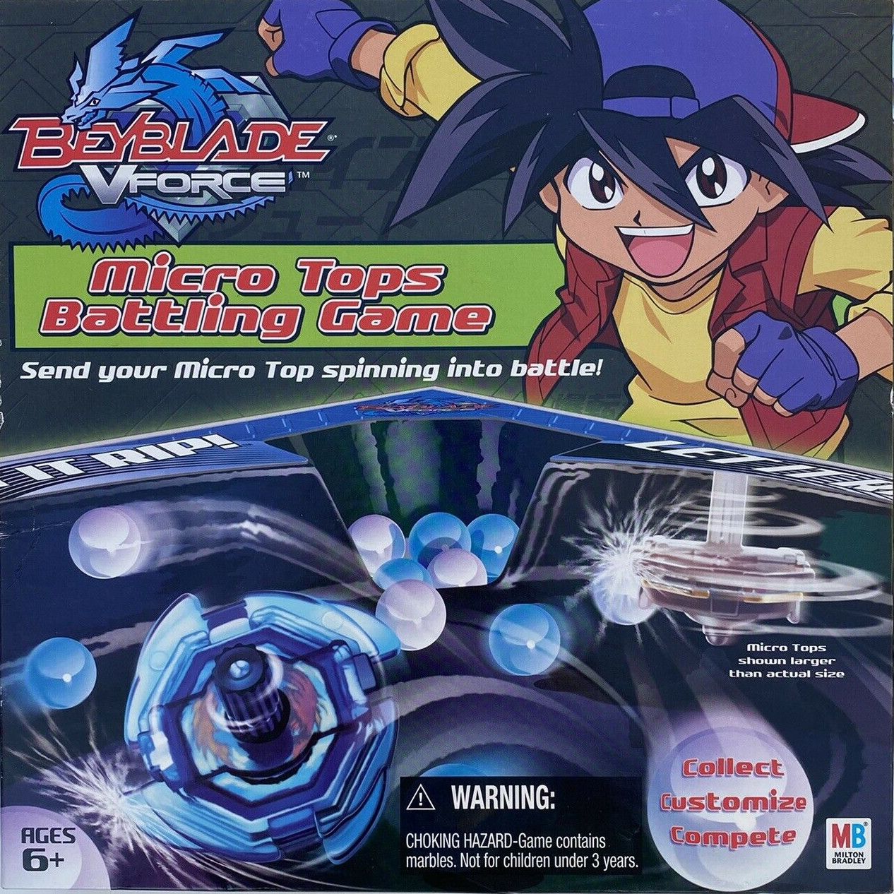 Beyblade V-Force: Micro Tops Battling Game box art