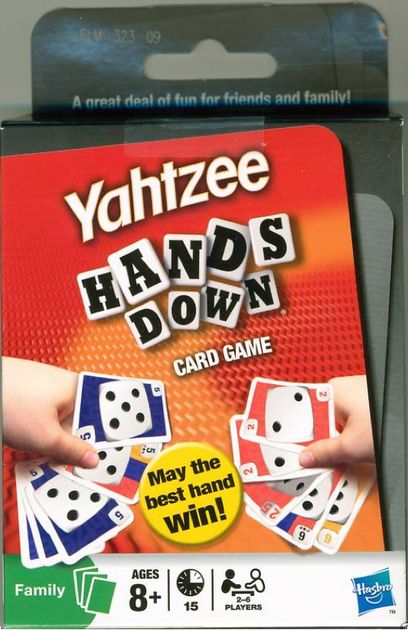 Yahtzee Hands Down Card Game Family Ages 8 and Up 2009 Hasbro Fun Travel SEALED 