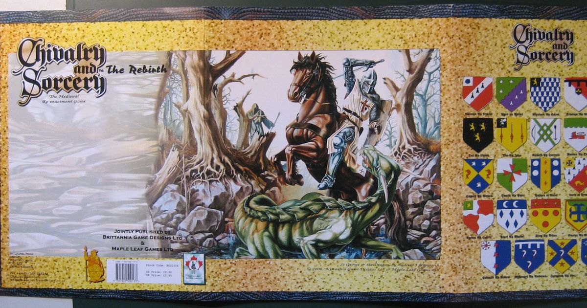 Chivalry and Sorcery: The Rebirth GM Screen | RPG Item | RPGGeek