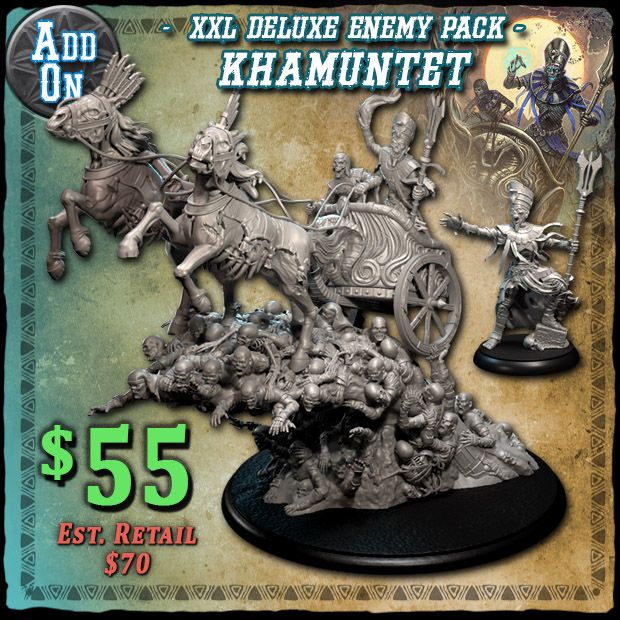 Shadows of Brimstone: Khamuntet XXL Deluxe Enemy Pack