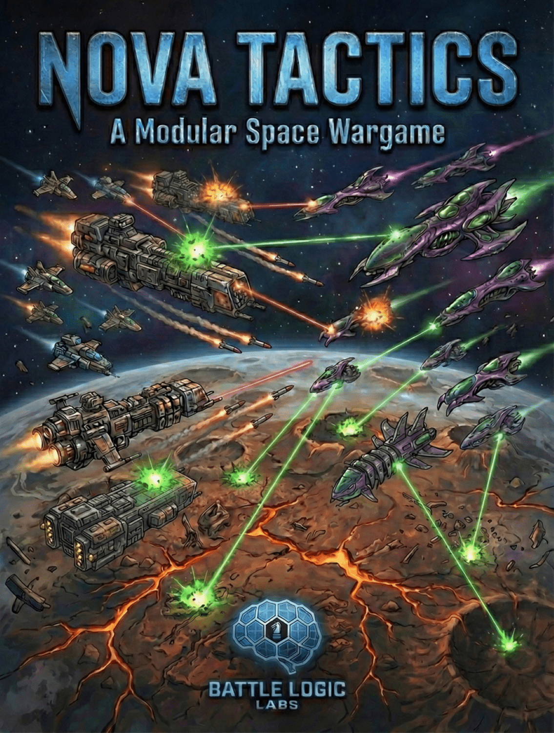 Cover art for Nova Tactics: A Modular Space Wargame