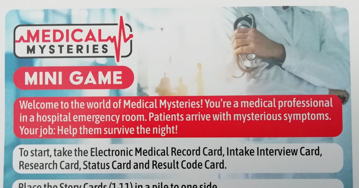 Medical Mysteries: Mini Game | Board Game | BoardGameGeek