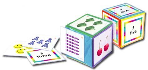 Coperta Beginning Math Roll & Learn Pocket Cubes
