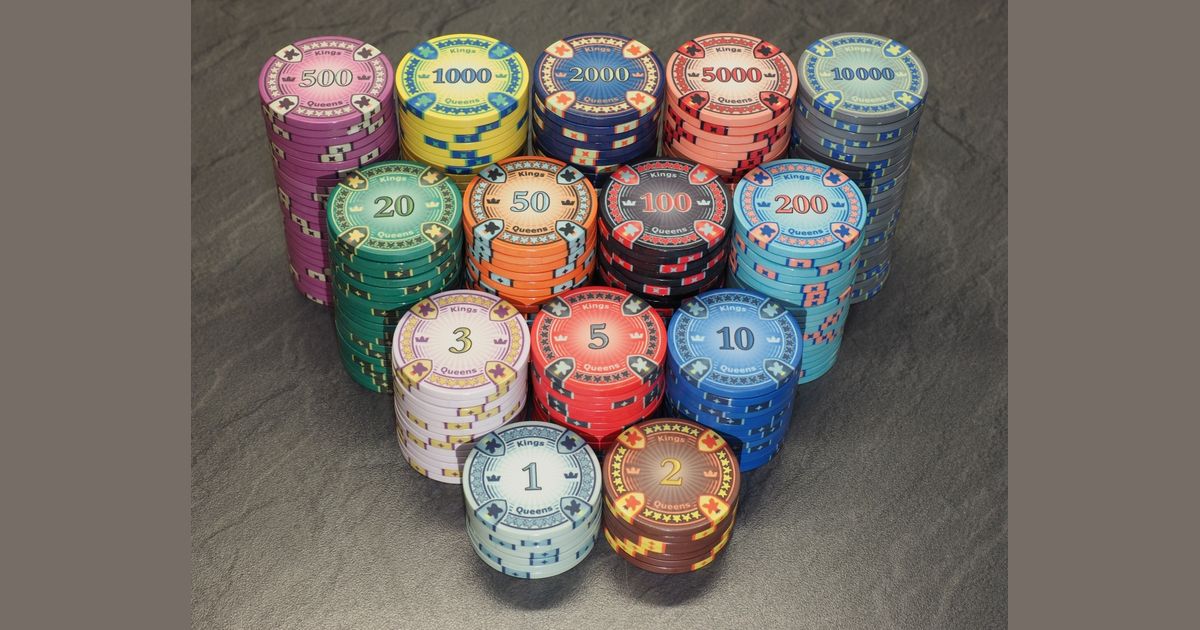 Poker Kings & Queens Chips Board Game Accessory BoardGameGeek