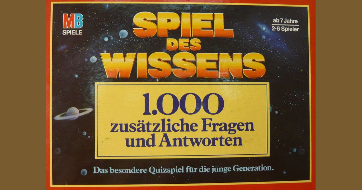 Spiel Des Wissens 1000 Zusatzliche Fragen Board Game Boardgamegeek
