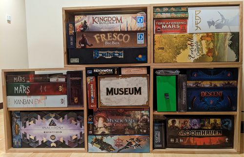 Board Game Storage Cabinet