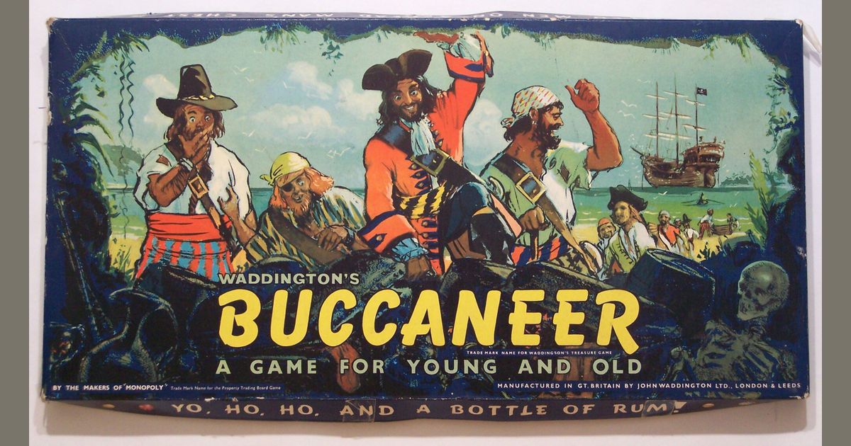1st édition de pièces de rechange pour vintage Buccaneer Board Game Waddingtons Pirate 1938 