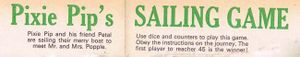 Pixie Pip's Sailing Game