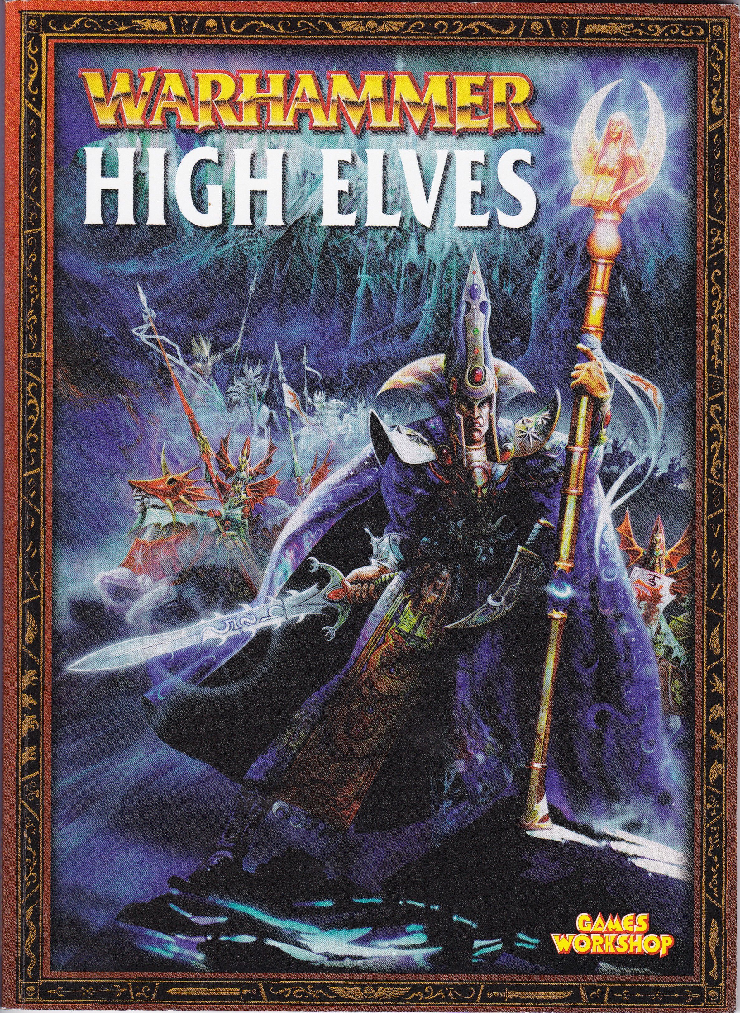 Warhammer (Sixth Edition): High Elves box art