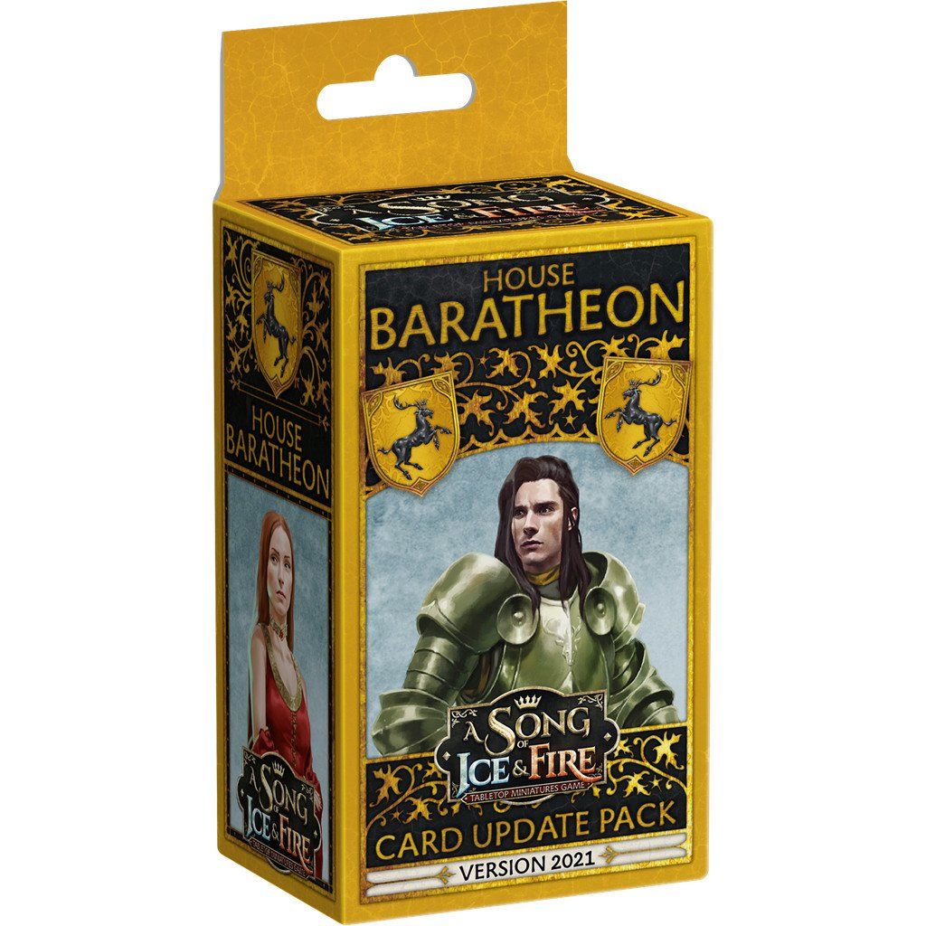 A Song of Ice & Fire: Tabletop Miniatures Game – Baratheon card update pack cover