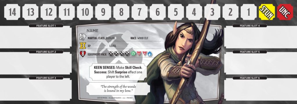 Dragonfire: Ranger Wood Elf Promo Card