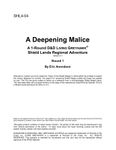 RPG Item: SHL4-04: A Deepening Malice