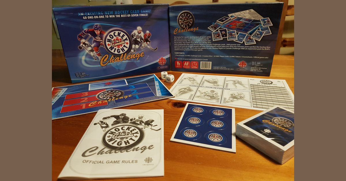 Hockey Night in Canada Challenge Board Game BoardGameGeek