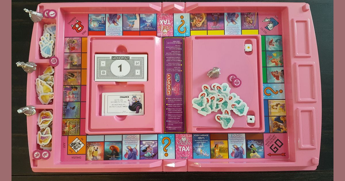 Disney Princess Monopoly Rules