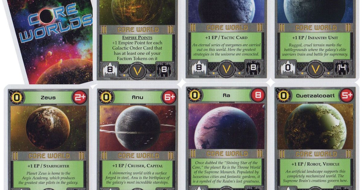 Core Worlds: Galactic Orders Promo Pack | Board Game | BoardGameGeek