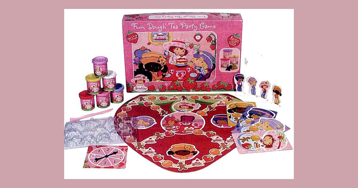 Strawberry Shortcake Fun Dough Tea Party Game Board Game BoardGameGeek