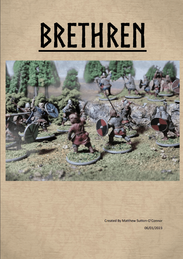Brethren: Skirmish Tabletop Wargame cover