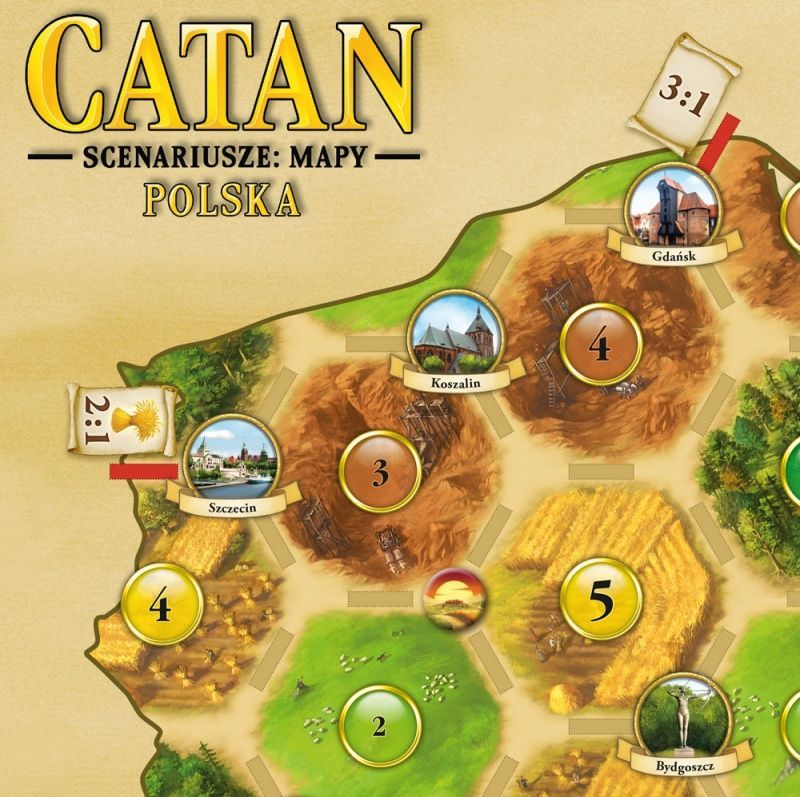 Catan scenariusze: Mapy – Polska