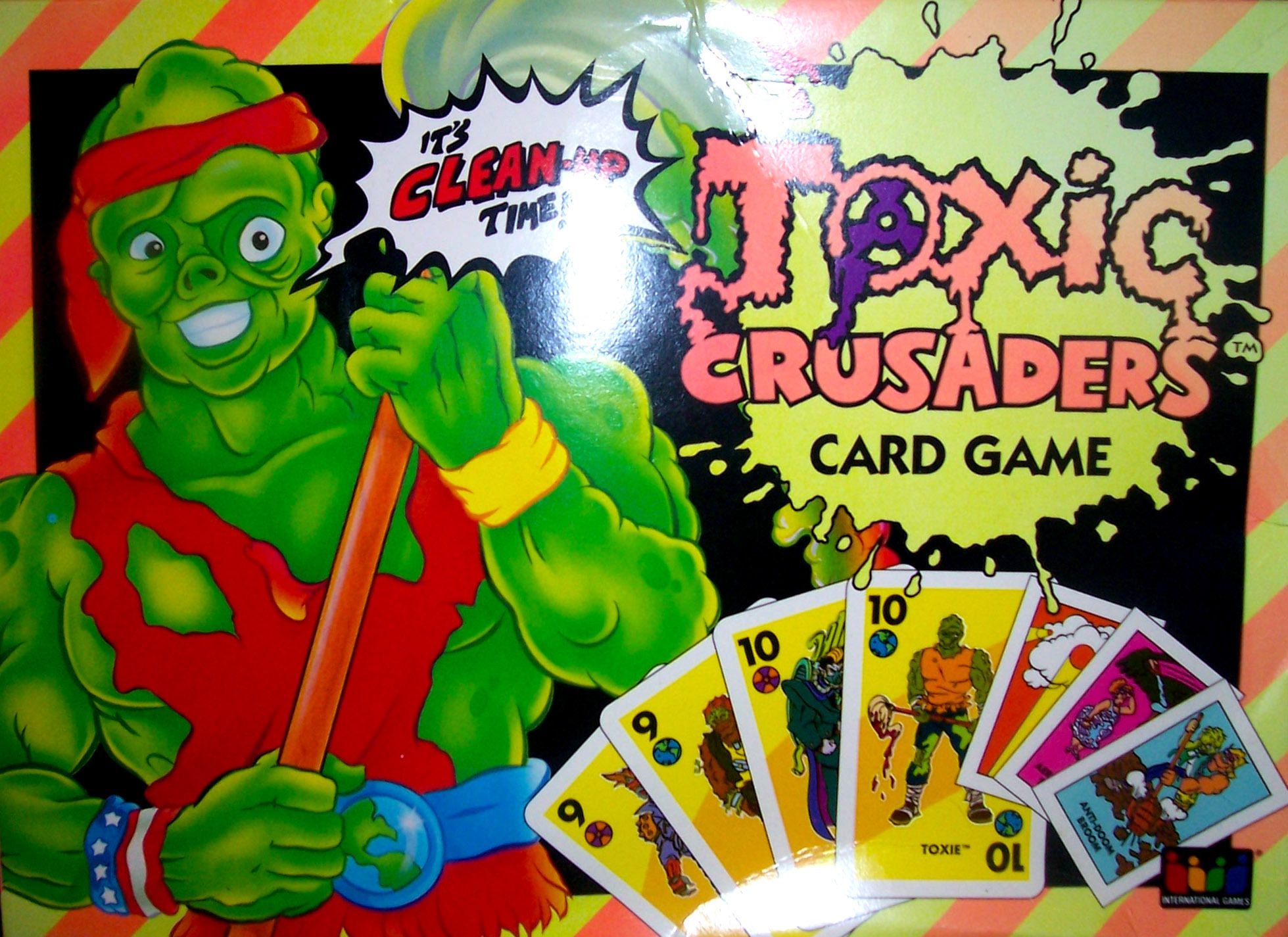 Toxic Crusaders Card Game box art