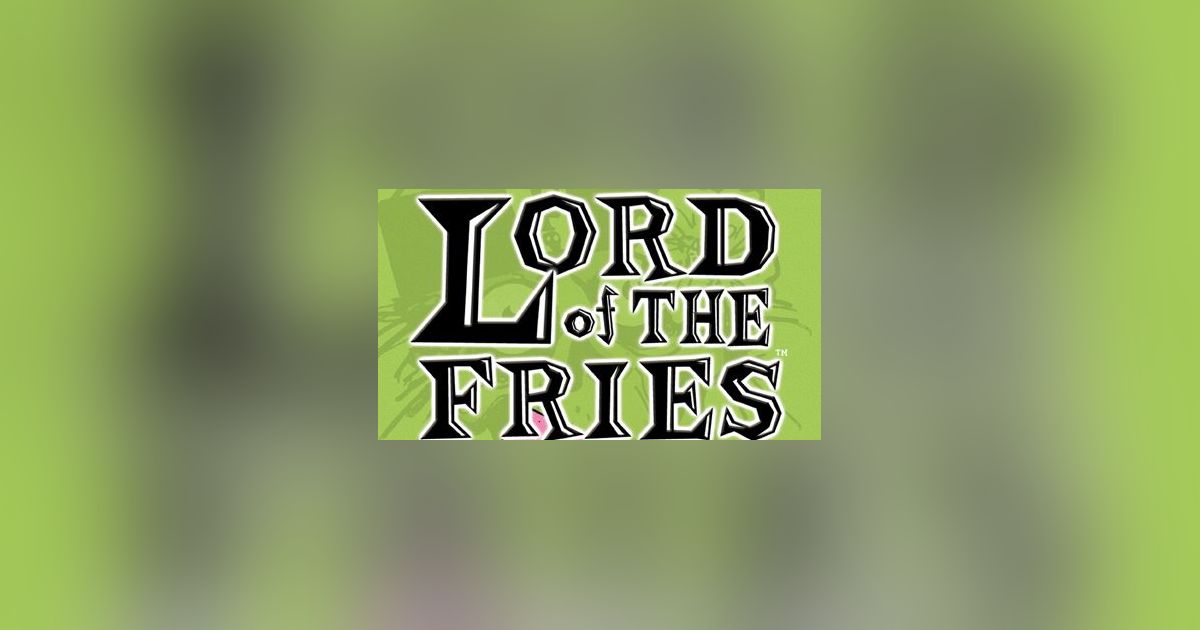 Lord of the shop fries menu