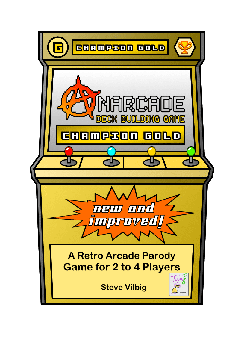Anarcade Deck Building Game: Champion Gold box art