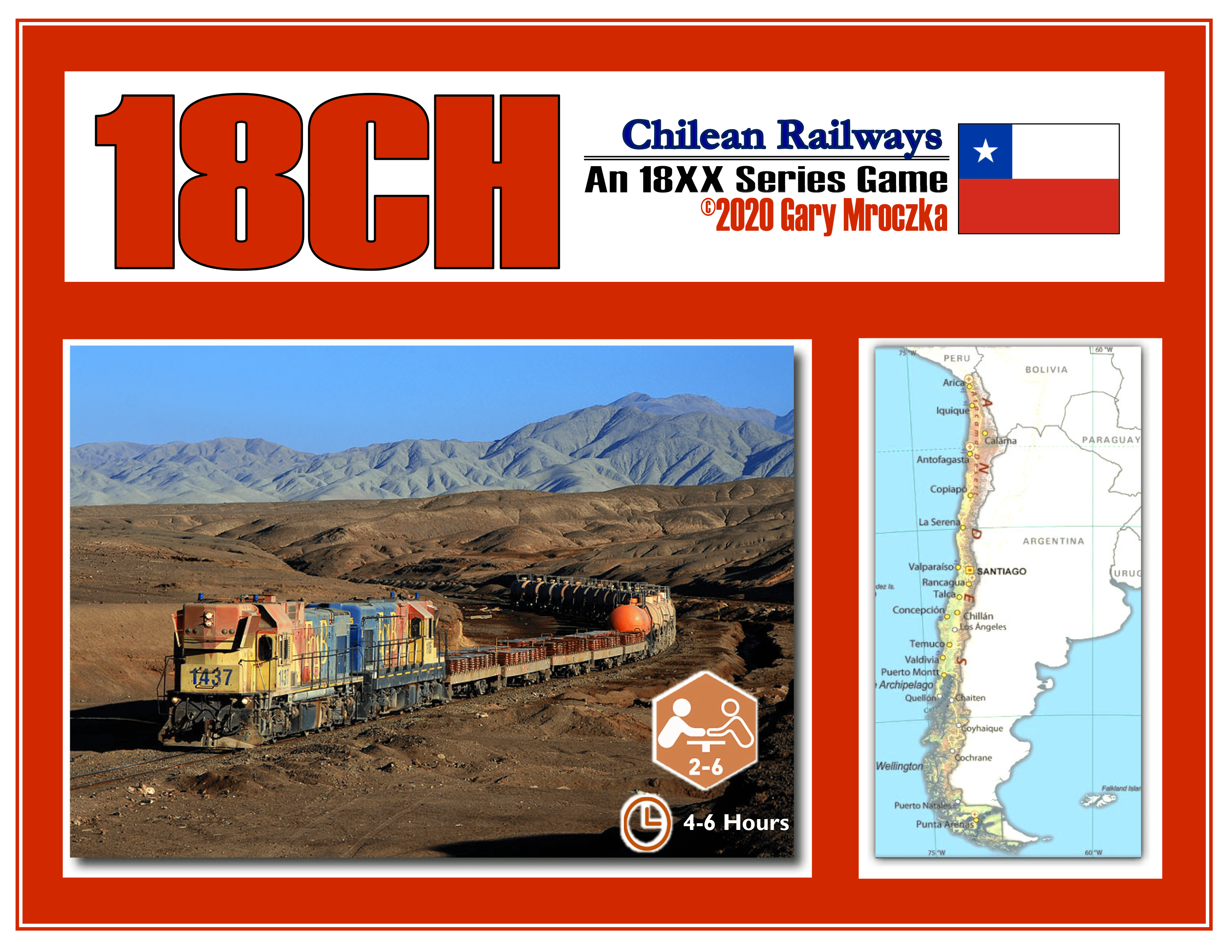 18CH: Chilean Railways doboz