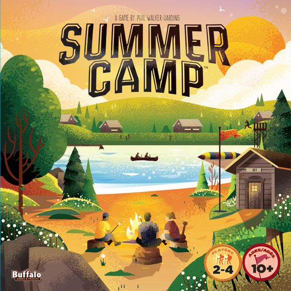 Summer Camp, BUFFALO GAMES, 2021 — flat front cover (image provided by the publisher)