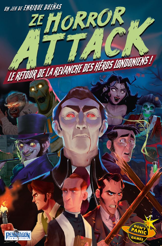 Coperta Ze Horror Attack: Le retour de la revanche des héros londoniens! – Vol.1 Cauchemars victoriens