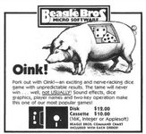Video Game: Oink! (1980)