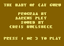 Video Game: The Baby of Can Guru