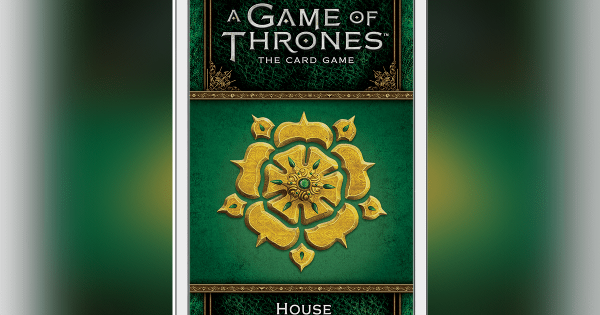 A Game of Thrones: The Card Game (Second Edition) – House Tyrell