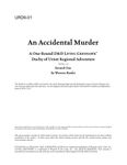 RPG Item: URD6-01: An Accidental Murder