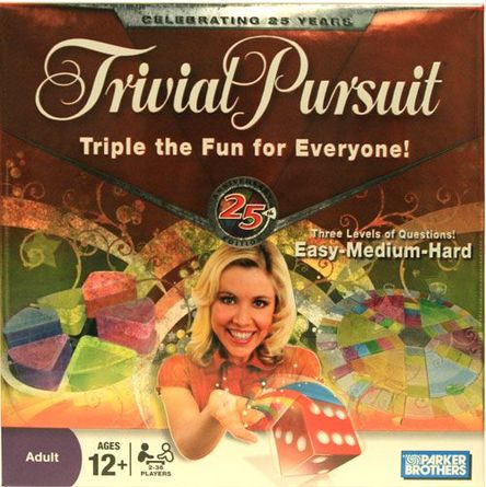 Trivial Pursuit 25th Anniversary Edition Board Game Boardgamegeek