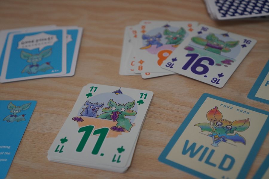 Cards closeup