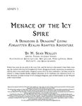 RPG Item: ADAP1-5: Menace of the Icy Spire