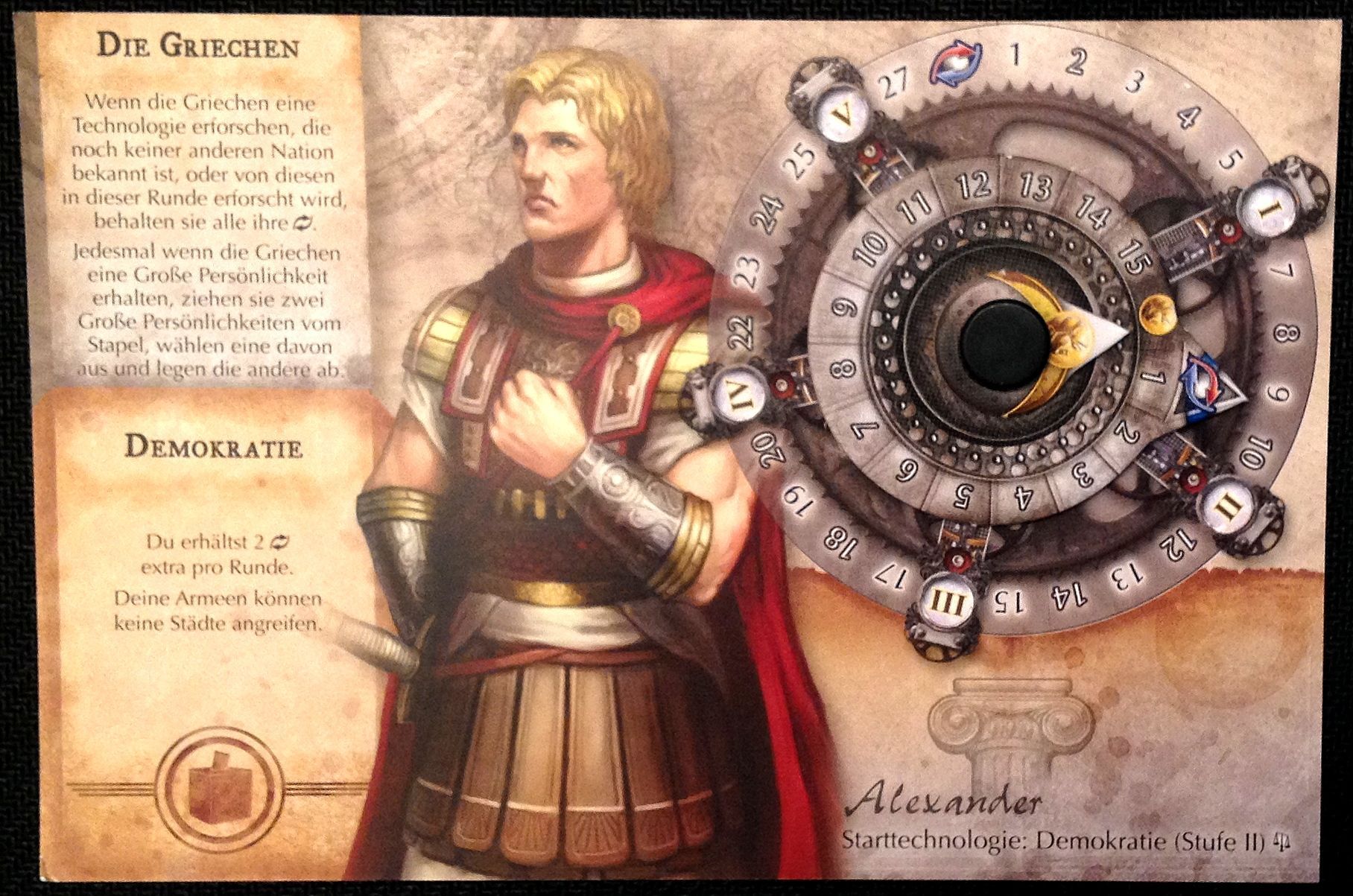 Sid Meier's Civilization: The Board Game – die Griechen Promo Card cover