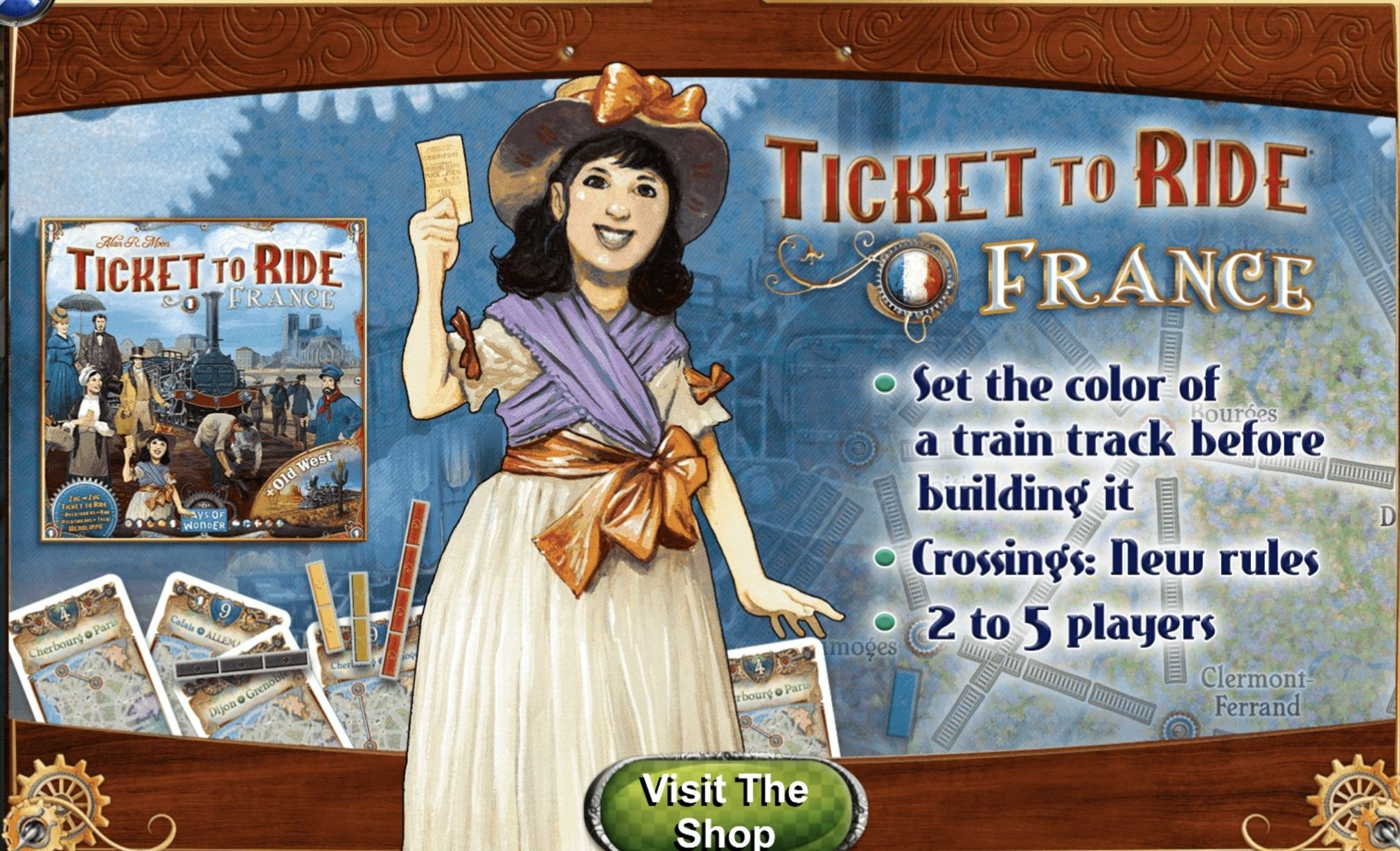 Ticket to Ride: France box art