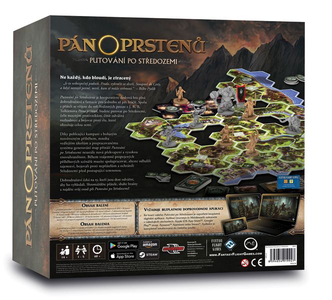 The Lord Of The Rings Journeys In Middle Earth Image Boardgamegeek