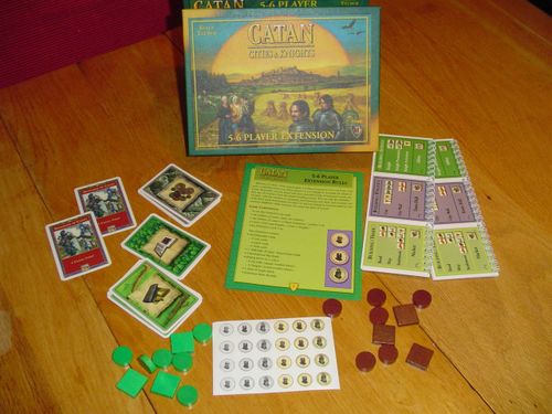 NEW Board game English Catan Expansion Cities & Knights 5-6 player Extension