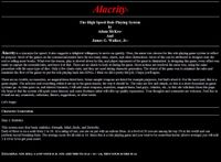 RPG Item: Alacrity