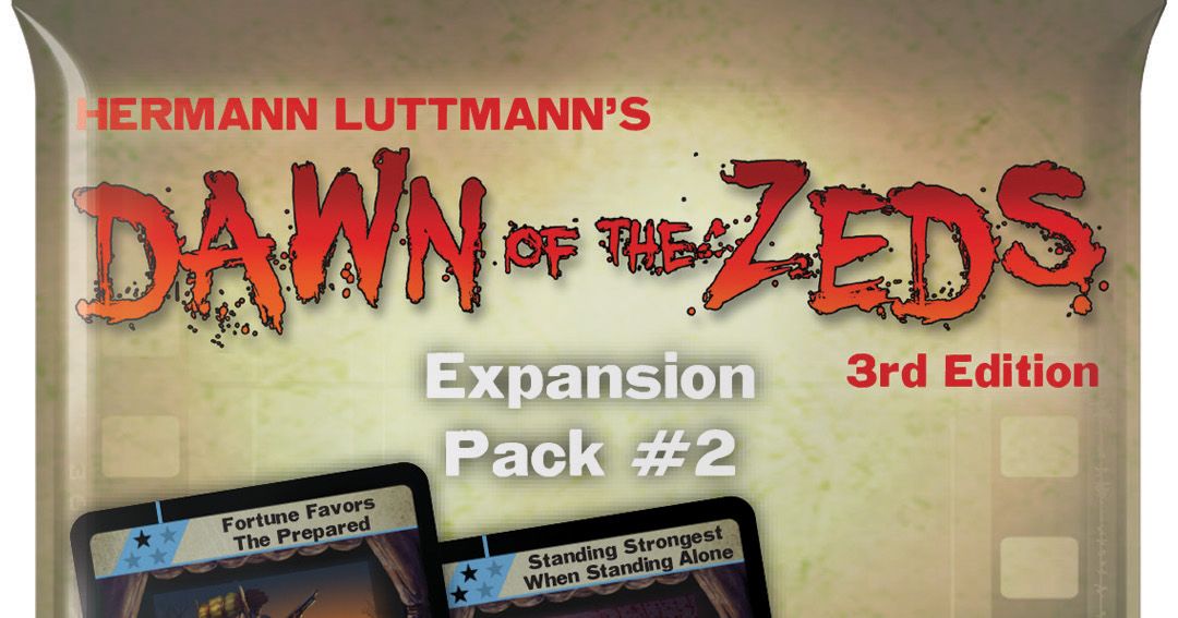 Dawn of the Zeds (Third Edition) Expansion Pack 2 New Player Blues Expansion Board Game