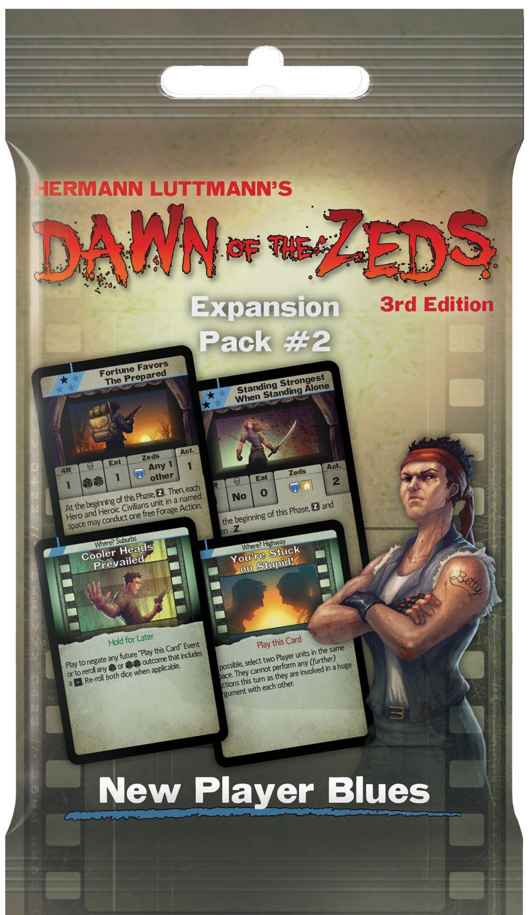 Dawn of the Zeds (Third Edition): Expansion Pack #2 – New Player Blues Expansion