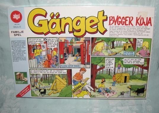 Gänget bygger koja