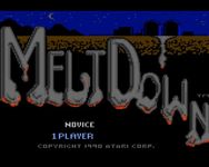 Video Game: MeltDown (Atari 7800)