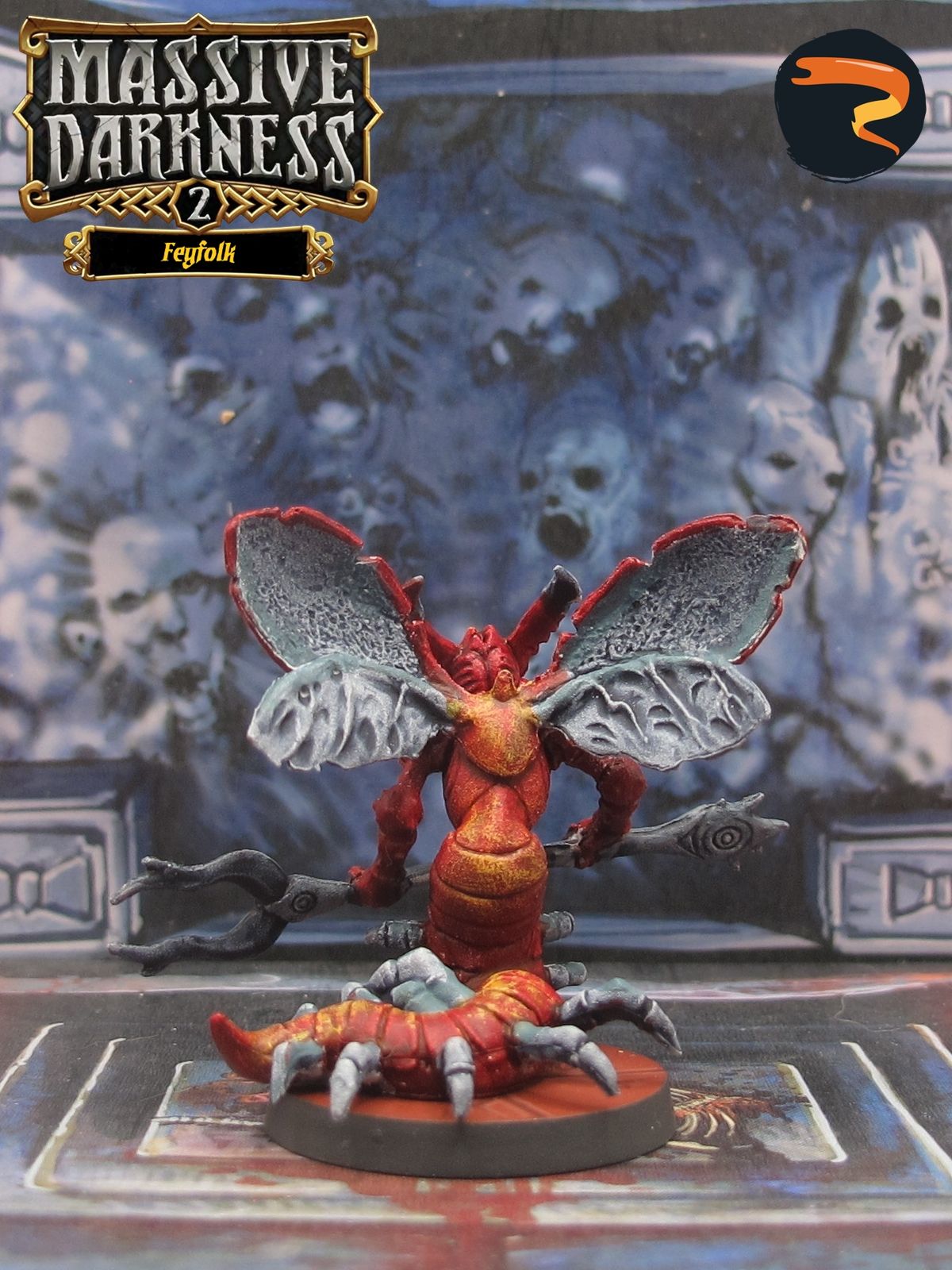 Extension Massive Darkness 2 : Peuple Fée - Boîte De Jeu Neuve, Figurines Fantasy